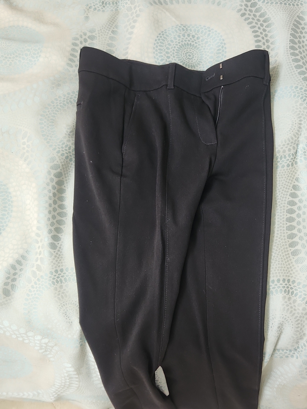 White House Black Market Men's Black Dress Trousers